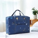 Bolsa de viagem dobrável com estampado para férias e passeios Com bolso frontal com fecho Na pega da mala Em nylon Dimensões 47 x 33 x 16 cm 2