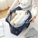 Bolsa de viagem dobrável com estampado para férias e passeios Com bolso frontal com fecho Na pega da mala Em nylon Dimensões 47 x 33 x 16 cm 10