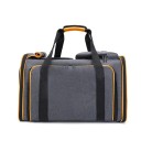 Bolsa de viagem expansível para gatos e cães pequenos de alta capacidade com malha respirável e alça destacável, transportadora portátil para viagens 6