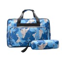 Bolsa de viaje de mano con estuche Para viajes y escapadas de fin de semana Dos asas y bolsillo frontal Nylon y poliéster Dimensiones 46 x 31 x 23 5