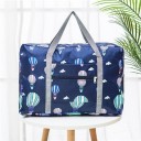 Bolsa de viaje para mujer con un estampado alegre para el fin de semana y las vacaciones Compartimento principal y bolsillo frontal con cremallera 3