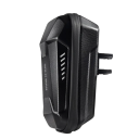 Bolsa delantera impermeable de 3l para patinete eléctrico 29 x 15 x 12 cm Bolsa rígida de liberación rápida EVA+PU Funda de ciclismo resistente 1