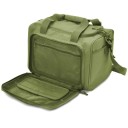 Bolsa para armas e ferramentas com divisórias removíveis Alça de ombro Espaço de armazenamento ajustável Cores neutras Organização portátil 4