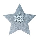 Bolsa para cubiertos navideña estrella 4 uds. 3