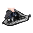 Bolsa para motocicleta de 30 l, 45 x 30 x 20 cm, impermeable, para asiento trasero, equipaje lateral, mochila de ciclismo con correas y bandolera. 2