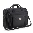 Bolsa para portátil Bolsa de trabajo elegante con compartimentos con cremallera y un bolsillo frontal Asas para llevar en la mano Material oxford 3