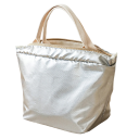 Bolsa térmica 20x16x20 cm Cores neutras Dimensões compactas Camada isolante Fecho com zip Portátil para alimentos Almoços Piqueniques Viagens 3