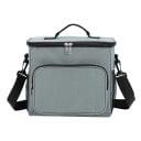 Bolsa térmica com compartimentos 17x26x24 cm Com fecho Bolsa de almoço portátil Cores neutras Bolsa isolante para comida e bebidas 4