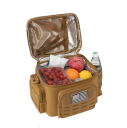Bolsa térmica con compartimentos 20x30x22 cm Con cremallera Bolsa térmica portátil Color neutro Bolsa de almuerzo para comida Bebidas 7