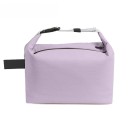 Bolsa térmica plegable de 16 x 25 x 22 cm, bolsa de almuerzo portátil, color neutro, bolsa térmica para alimentos y bebidas, con cremallera, ligera y compacta. 7