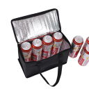 Bolsa térmica plegable para picnic (17 x 14 x 28 cm), bolsa de almuerzo portátil, bolsa térmica con capa aislante, bolsa de comida plegable en colores neutros. 3