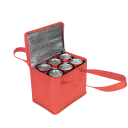 Bolsa térmica plegable para picnic (17 x 14 x 28 cm), bolsa de almuerzo portátil, bolsa térmica con capa aislante, bolsa de comida plegable 1