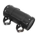 Bolsa universal para horquilla de motocicleta (21 x 10 x 10 cm), impermeable, de cuero sintético, para herramientas de sillín, para Harley, Honda 5