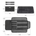 Bolsas de herramientas para motocicleta Rhinowalk, estuche enrollable de gran capacidad, desplegada 50 x 22 x 0,5 cm, plegada 22 x 12 x 1,5 cm 8