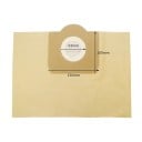 Bolsas de polvo para aspiradora Kärcher 10 uds Bolsas de papel beige Compatibles con modelos WD3 WD3200 WD3300 WD3.500P MV3 SE4001 SE4002 6.959-130 4