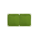 Bolsillos de cultivo de tela para pared de 18 x 33 cm, dos bolsillos de 15 x 15 cm, jardín vertical para el hogar, jardín de hierbas, decoración de pared que ahorra espacio. 4