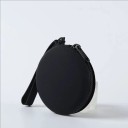 Bolsita para golosinas para perros con cremallera y asa para colgar 9 cm Forma circular plana para el bolsillo Retiene olores 9