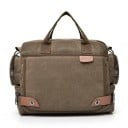 Bolso bandolera de lona para hombre de marca, 35 x 29 x 13 cm, bolso de hombro grande de viaje para hombre, bolso informal para llevar 4