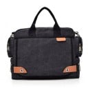 Bolso bandolera de lona para hombre de marca, 35 x 29 x 13 cm, bolso de hombro grande de viaje para hombre, bolso informal para llevar 1