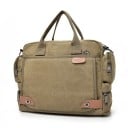 Bolso bandolera de lona para hombre de marca, 35 x 29 x 13 cm, bolso de hombro grande de viaje para hombre, bolso informal para llevar 5
