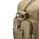 Bolso bandolera de lona para hombre de marca, 35 x 29 x 13 cm, bolso de hombro grande de viaje para hombre, bolso informal para llevar 9