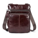 Bolso bandolera de piel para hombre T435 7