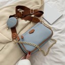 Bolso bandolera de piel para mujer M707 3