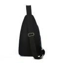 Bolso bandolera unisex ligero de 31 x 16 x 8 cm, mochila deportiva de pecho, bolso de hombro, bolso de viaje para exteriores con dos bolsillos 5