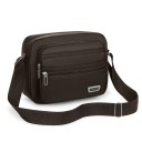 Bolso de hombro de gran capacidad para hombre, mochila de nailon impermeable, multibolsillos, mochila de trabajo duradera para negocios y uso diario. 6