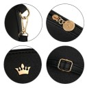 Bolso de hombro de lujo para mujer - Negro 5