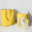 Bolso de lona para mujer, doble cara 6