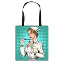 Bolso de lona para mujer enfermera 11
