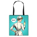 Bolso de lona para mujer enfermera 12