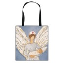 Bolso de lona para mujer enfermera 13