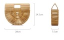 Bolso de madera extravagante para mujer 5
