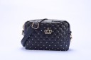 Bolso de mano con estampado elegante para mujer - Negro 1