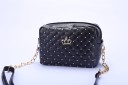 Bolso de mano con estampado elegante para mujer - Negro 3