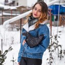 Bolso de mano de dinosaurio para mujer 1