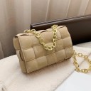 Bolso de mano de mujer con cadena dorada M673 4