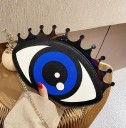 Bolso de mano de mujer con forma de ojo 2