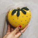 Bolso de mano de mujer fresa M1558 5