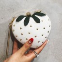 Bolso de mano de mujer fresa M1558 2