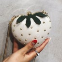 Bolso de mano de mujer fresa M1558 3