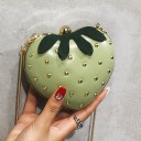 Bolso de mano de mujer fresa M1558 4