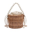 Bolso de mano de paja para mujer M1215 1
