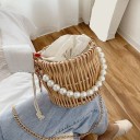 Bolso de mano de paja para mujer M1215 2