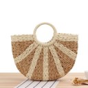 Bolso de mano de paja para mujer M1371 1