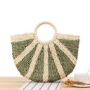 Bolso de mano de paja para mujer M1371 2