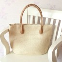 Bolso de mano de paja para mujer M1372 2