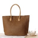 Bolso de mano de paja para mujer M1372 4